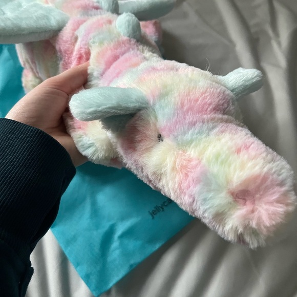 AUTHENTIC Jellycat Lazulia Dragon Size Large BNWT - Picture 7 of 8